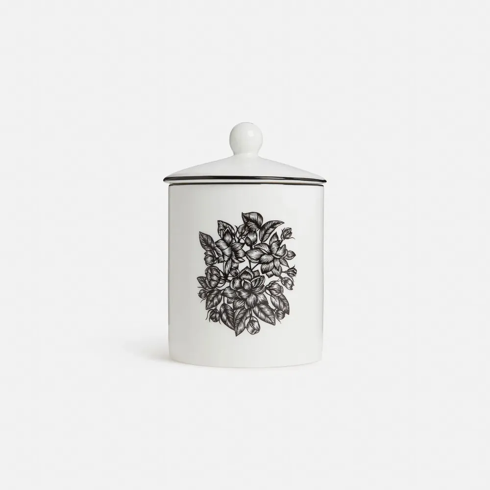 Candles - Jasmine Scented Bone China Candle - SHAKU