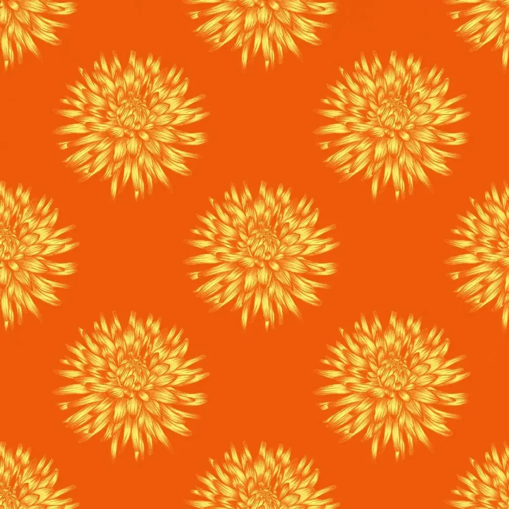 Wallpaper - Dahlia Sunshine Wallpaper - SHAKU