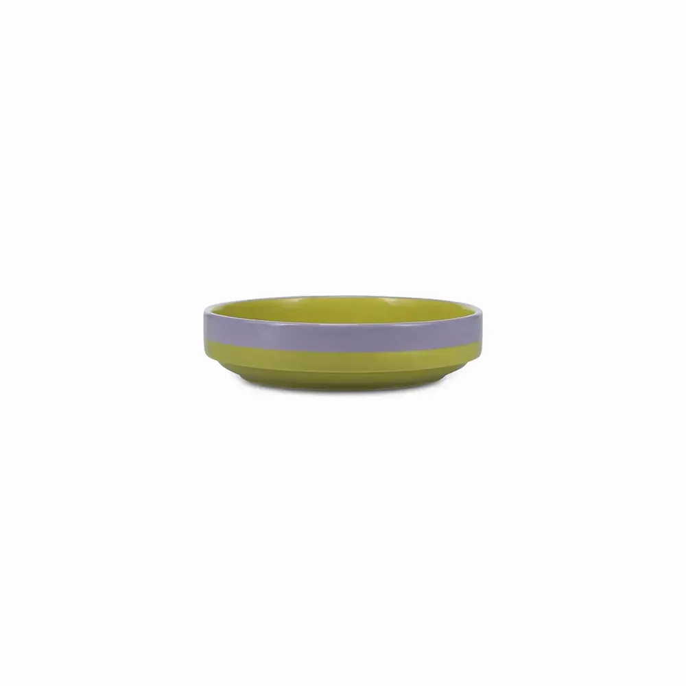 Bowls - Bowl 21x5cm green/purple Duo - ONA