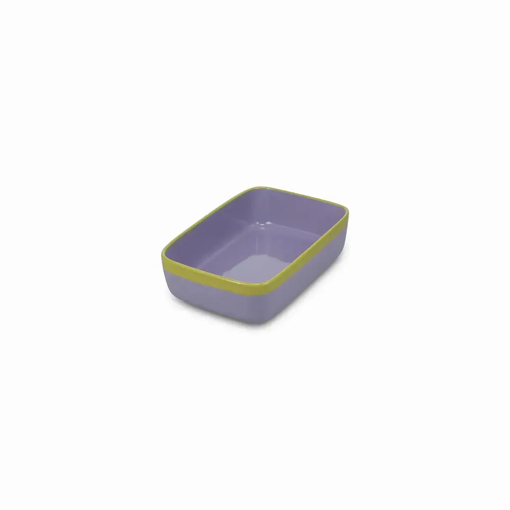 Stew pots - Baking dish 22,5x15xH6cm purple/green Duo - ONA