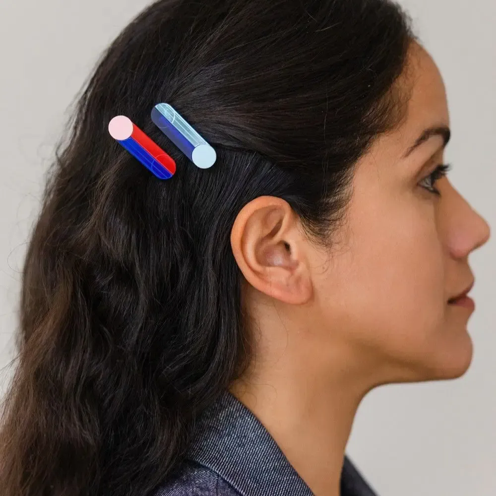 Children's apparel - Prisma Pin Small – Geometric Hair & Style Accessory for Everyday Flair - PAMELA COROMOTO