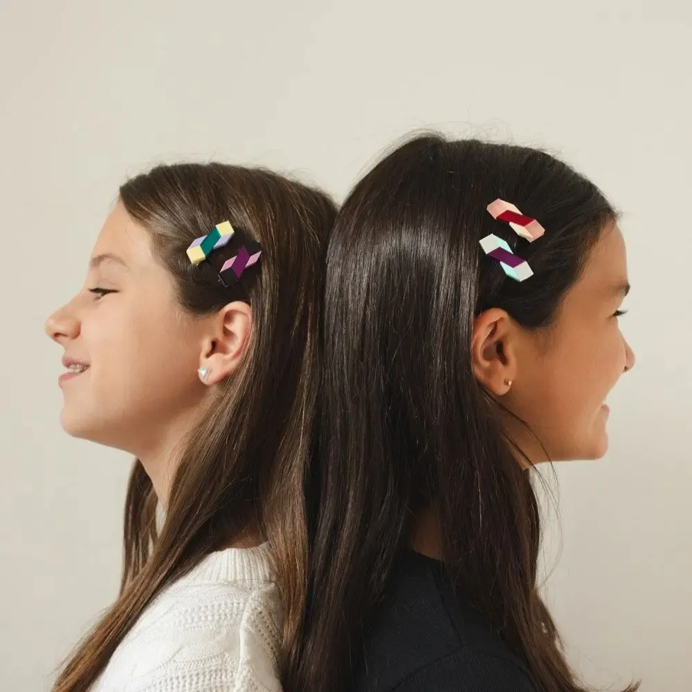 Children's apparel - Prisma Pin Small – Geometric Hair & Style Accessory for Everyday Flair - PAMELA COROMOTO