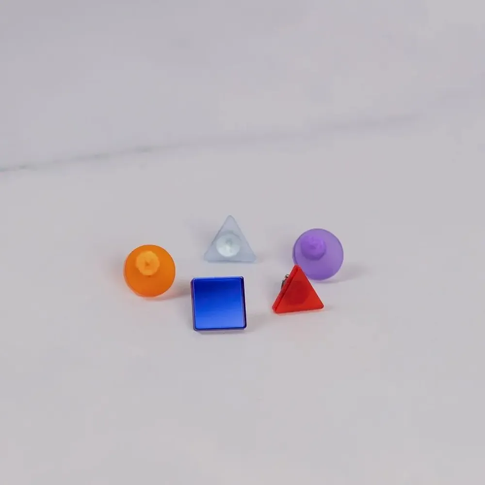 Jewelry - BASIC / Everyday Icons – Upcycled Geometric Stud Earrings - PAMELA COROMOTO