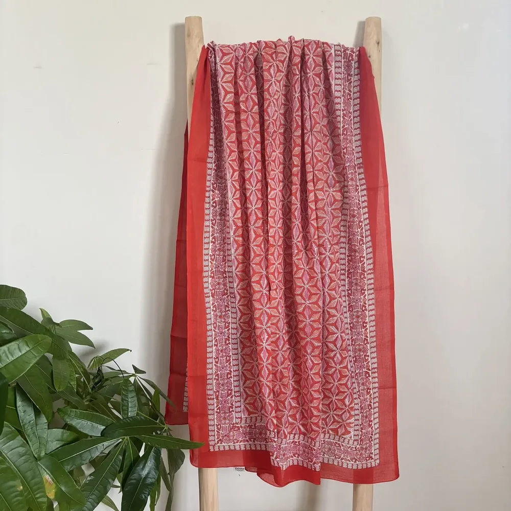 Sarongs - Blockprinted cotton veil - MAISON LILO