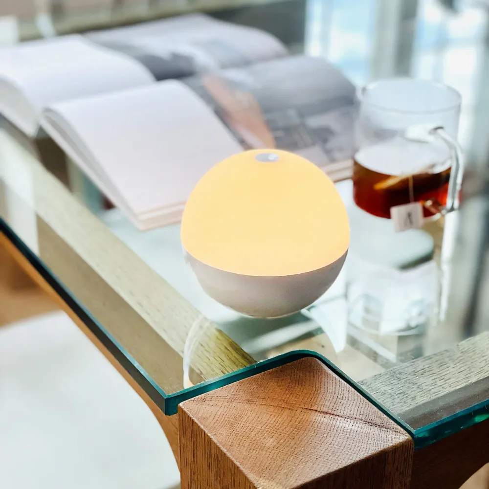 Lampes de table - Boule lumineuse ALBA, blanc brillant — Paquet de deux - DYBERG LARSEN