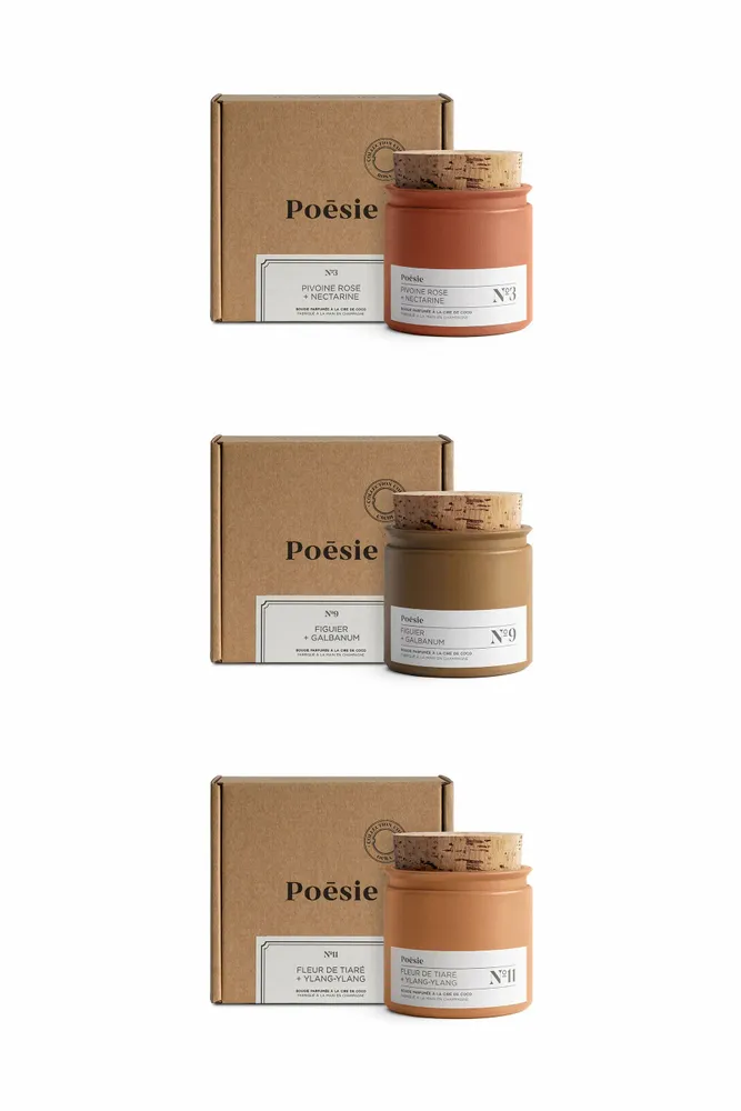 Bougies - Bougie — Collection Classique | Terracotta & Colors - WITH POESIE