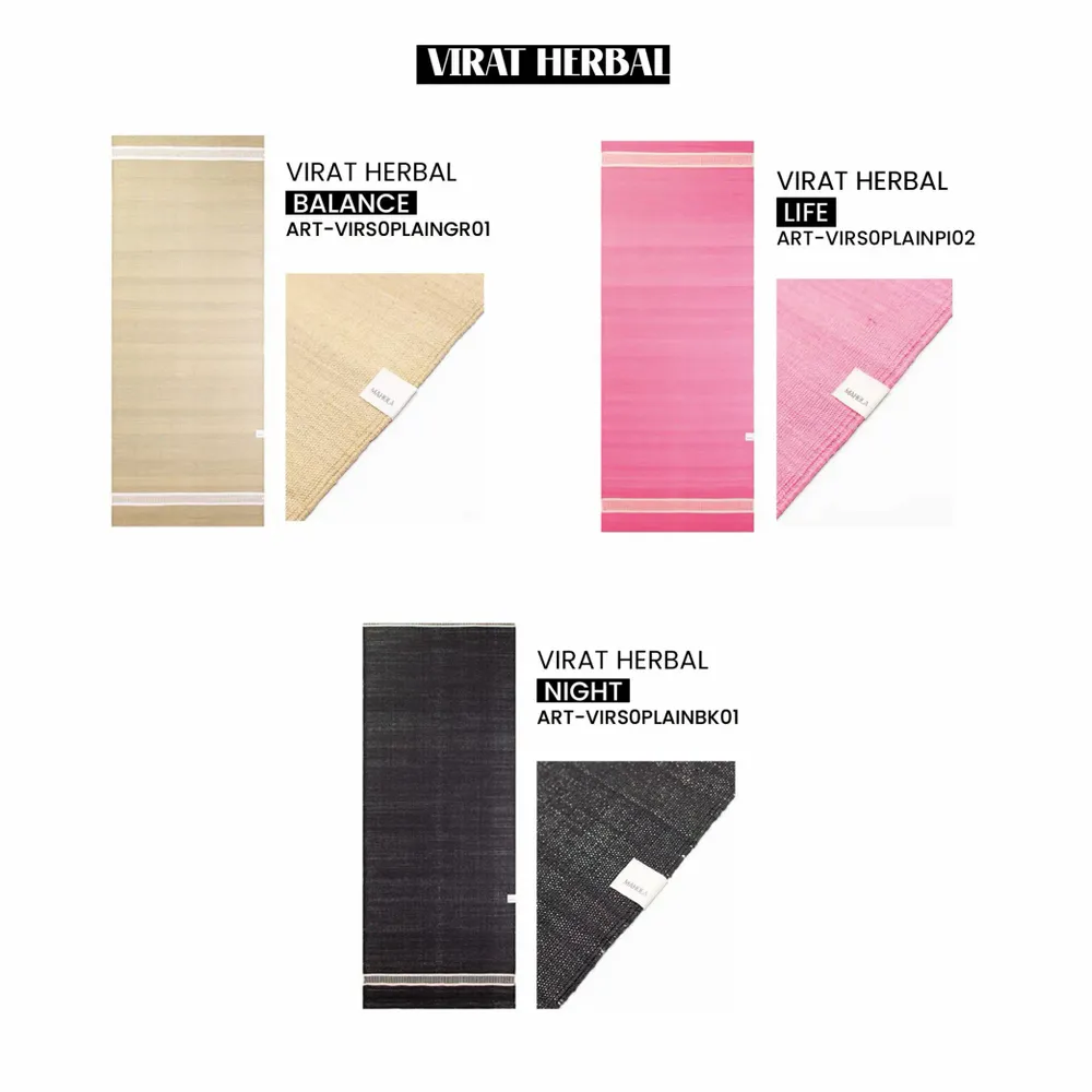 Contemporary carpets - VIRAT HERBAL, the traditional and nomadic yoga mat - MAHOLA YOGA