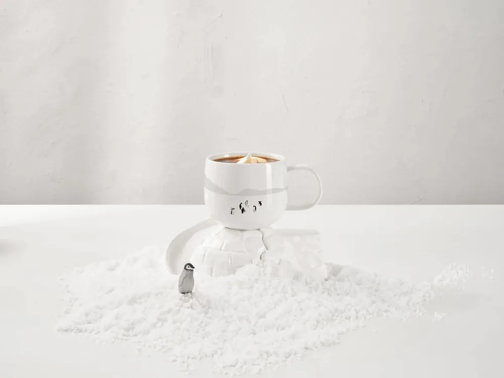 Assiettes au quotidien - Mugs et Tasse JOY Snow Tracks - ASA SELECTION