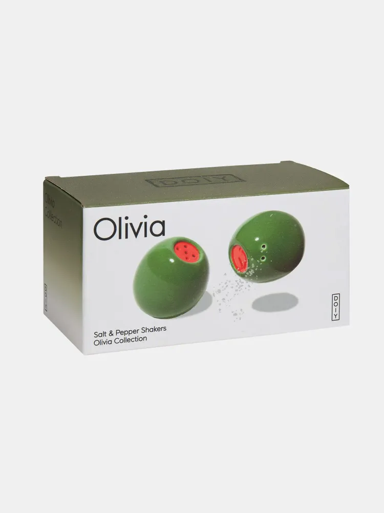 Kitchen utensils - Olive salt & pepper Shakers - THE WOW EFFECT COMPANY