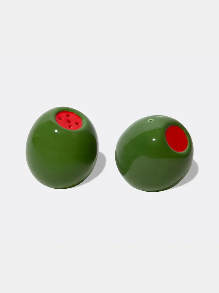 Kitchen utensils - Olive salt & pepper Shakers - THE WOW EFFECT COMPANY