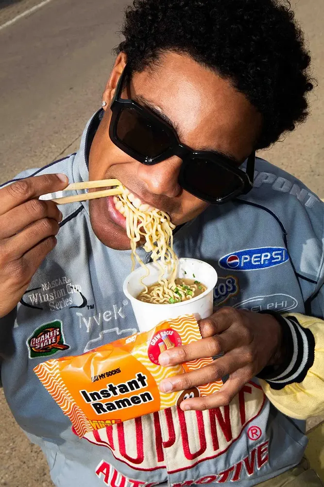 Socks - Eat My Socks Instant Ramen, Chicken - THE WOW EFFECT COMPANY