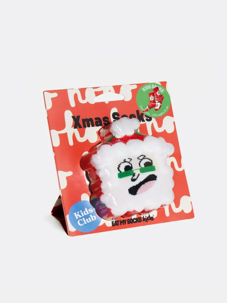 Chaussettes - Eat My Socks Kids, Xmas, Santa - THE WOW EFFECT COMPANY