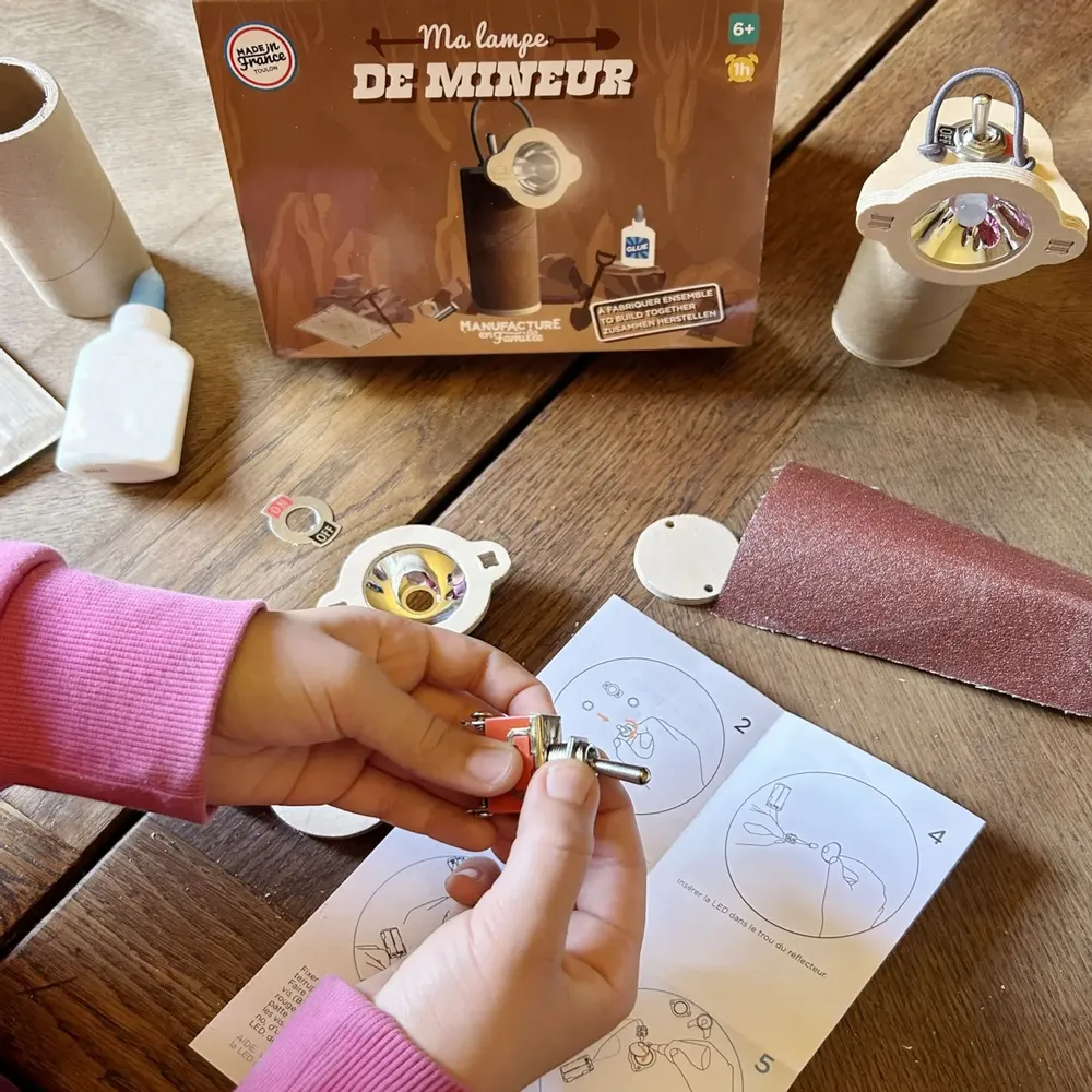 Toys - My Miner's Lamp, a family building project - MANUFACTURE EN FAMILLE