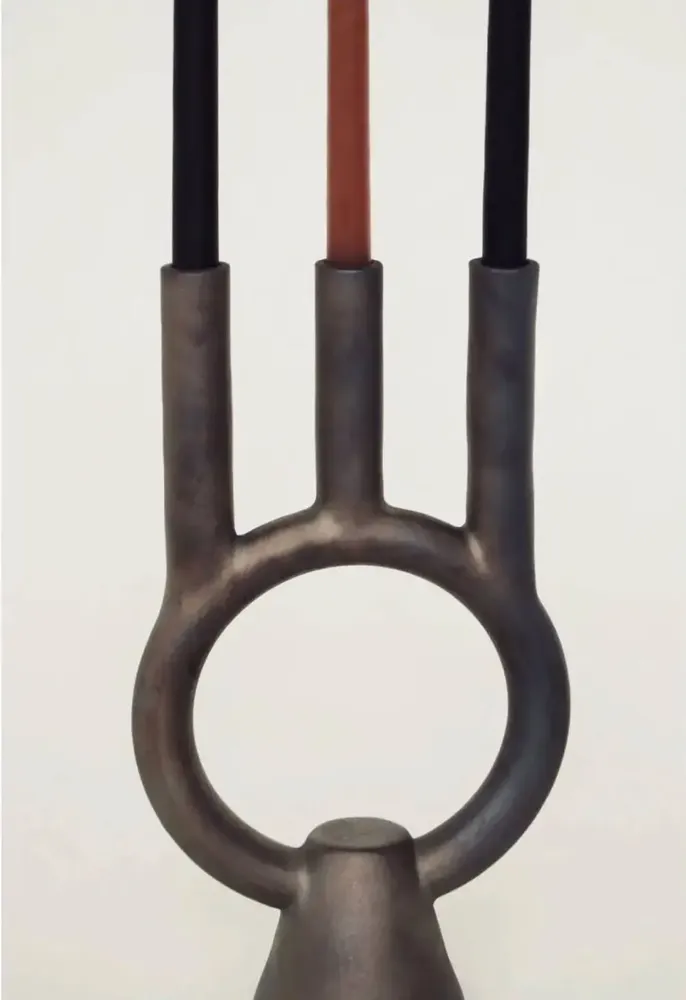 Ceramic - Trinity candle holder Guculia.Tini - GALERIE SANA MOREAU