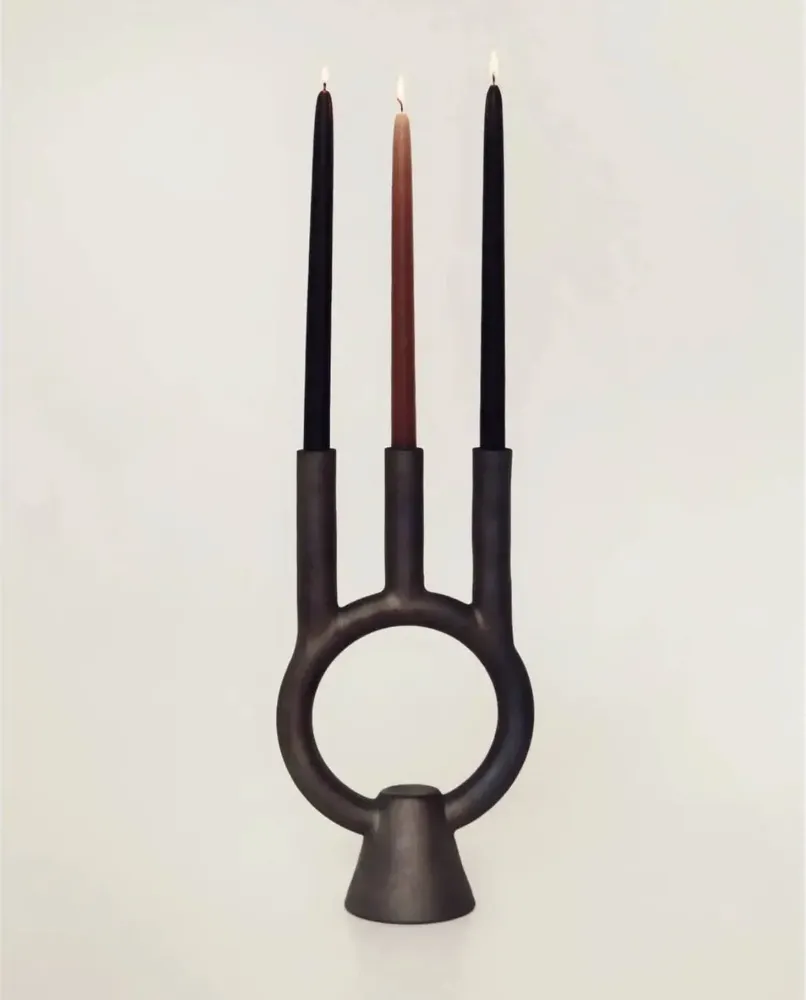 Ceramic - Trinity candle holder Guculia.Tini - GALERIE SANA MOREAU