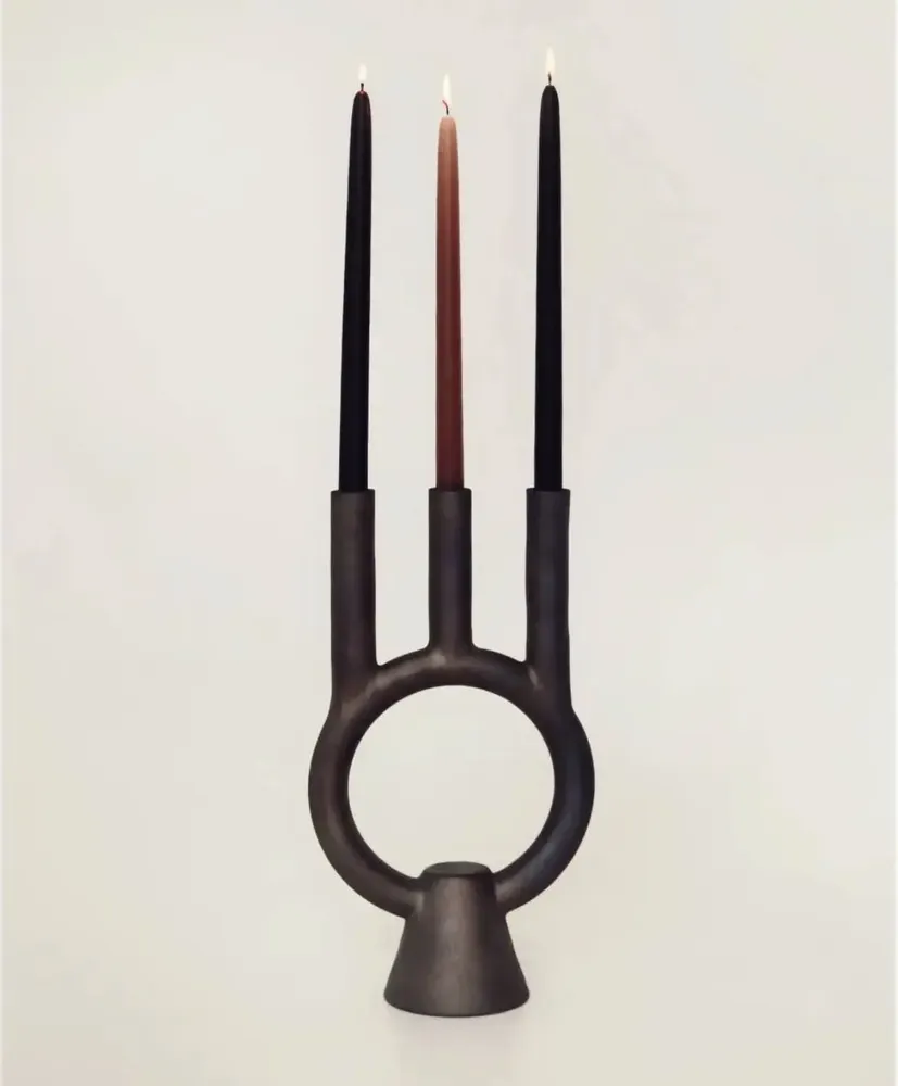 Ceramic - Trinity candle holder Guculia.Tini - GALERIE SANA MOREAU