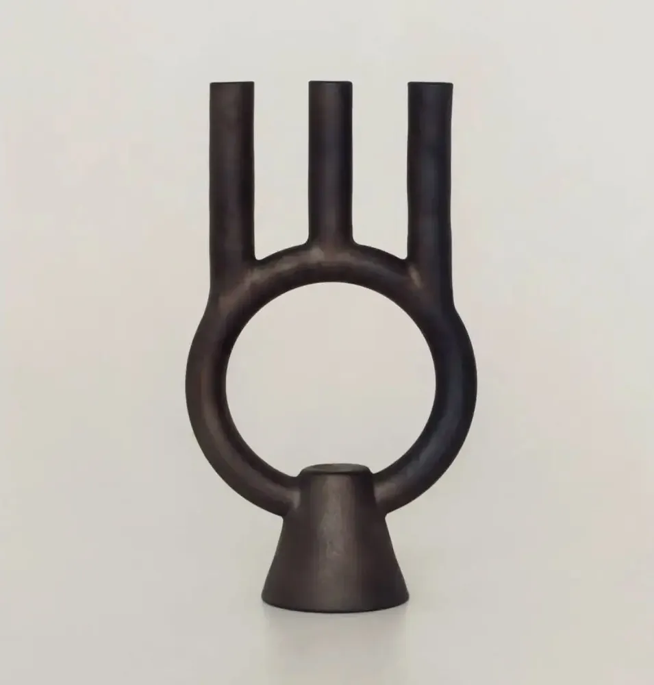 Ceramic - Trinity candle holder Guculia.Tini - GALERIE SANA MOREAU