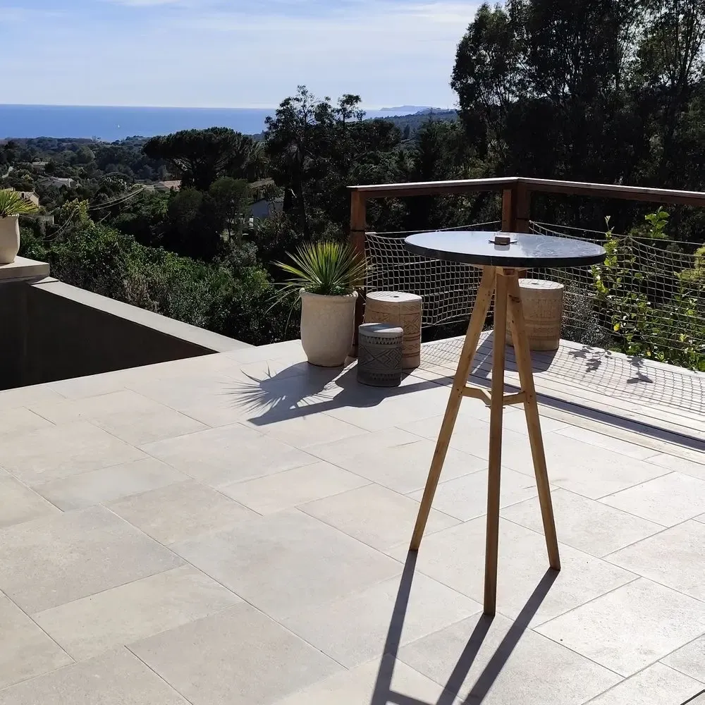 Autres tables - Table haute plateau granite dorée - Triplette - Diamètre 60cm - C'EST BIEN FAIT