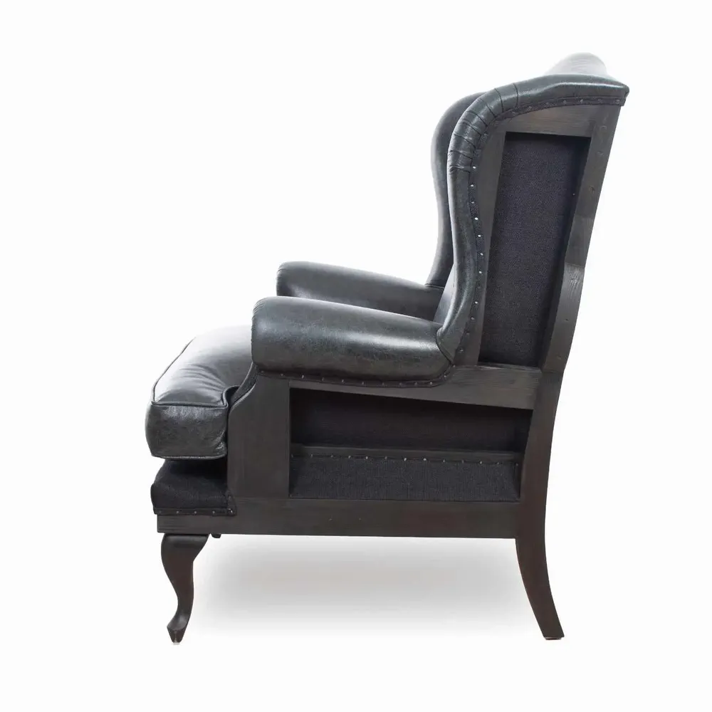 Chairs for hospitalities & contracts - Dover Essence Noir |Armchair - CREARTE COLLECTIONS