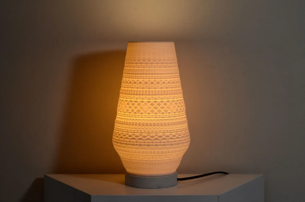 Table lamps - MACRAME porcelain table lamp - KERAMIK