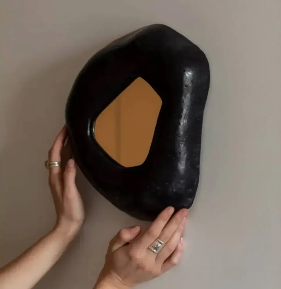 Mirrors - Ceramic mirror Vorozheska - GALERIE SANA MOREAU