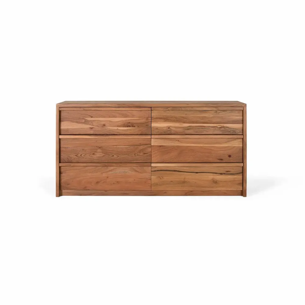 Buffets - Buffet en bois d'acacia teinte naturelle - GINER Y COLOMER