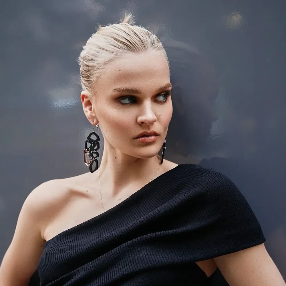 Bijoux - Voronoi Earrings – Bold Architectural Statement Jewelry - PAMELA COROMOTO