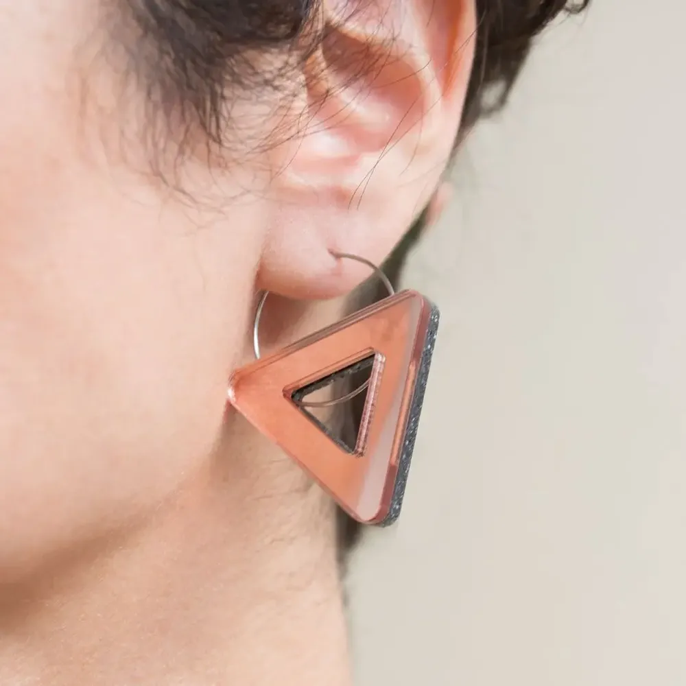 Jewelry - VOID Earrings – Minimal, Reversible, Zero Waste Design - PAMELA COROMOTO