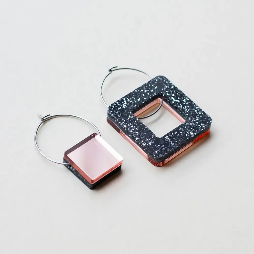 Jewelry - VOID Earrings – Minimal, Reversible, Zero Waste Design - PAMELA COROMOTO