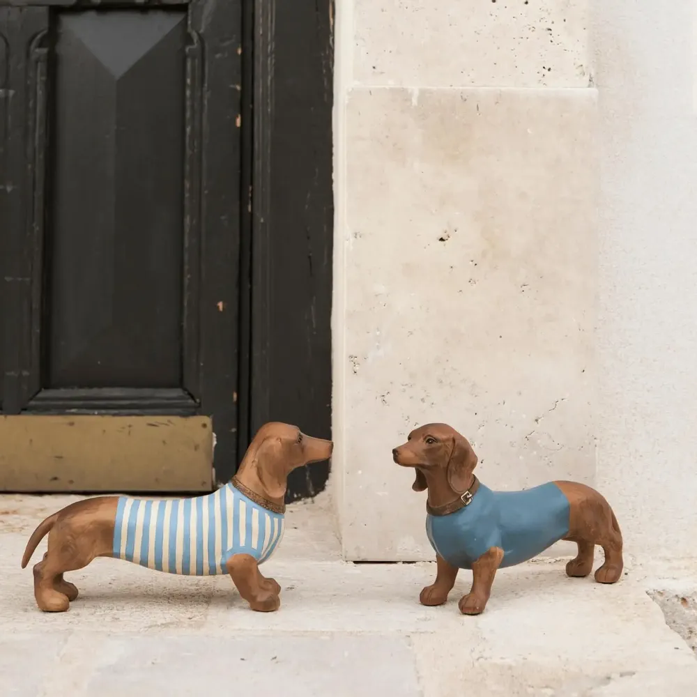 Sculptures, statuettes et miniatures - LE TECKEL DE LA LIGUE DES SAUCISSES - MAHE HOMEWARE