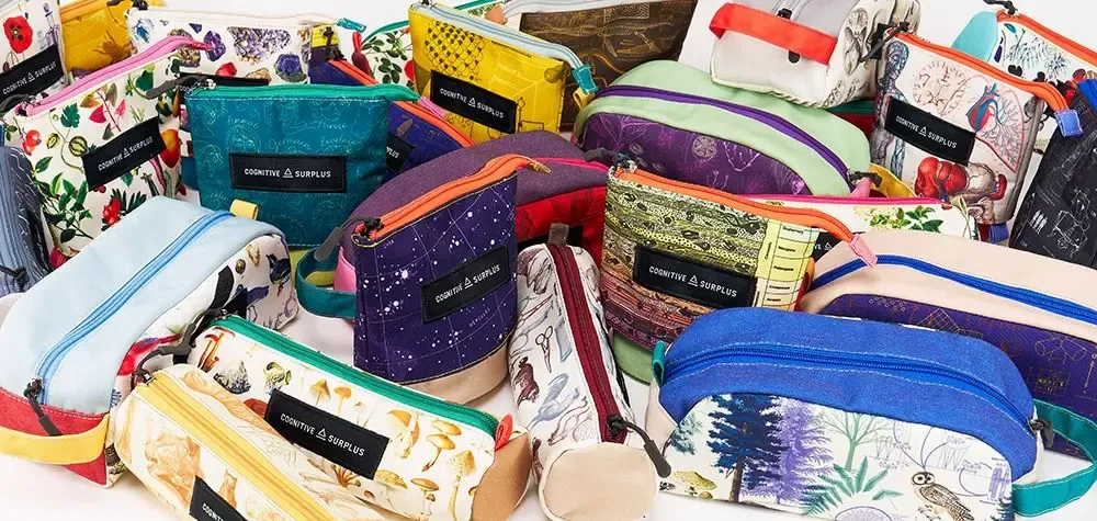 Bags and totes - Science Zipper Bags - COGNITIVE SURPLUS