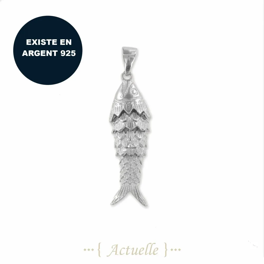 Jewelry - Wriggling fish pendant - ACTUELLE