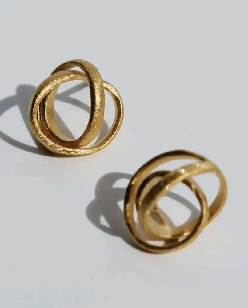 Bijoux - BOUCLES D'OREILLES DORÉES EMBOLIC PETITES - JOIDART