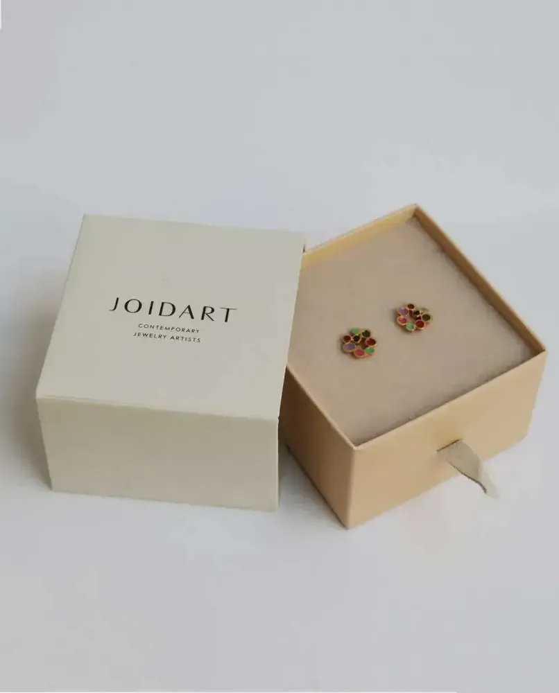 Jewelry - SMALL GOLDEN EARRINGS CANDY COLOURS - JOIDART
