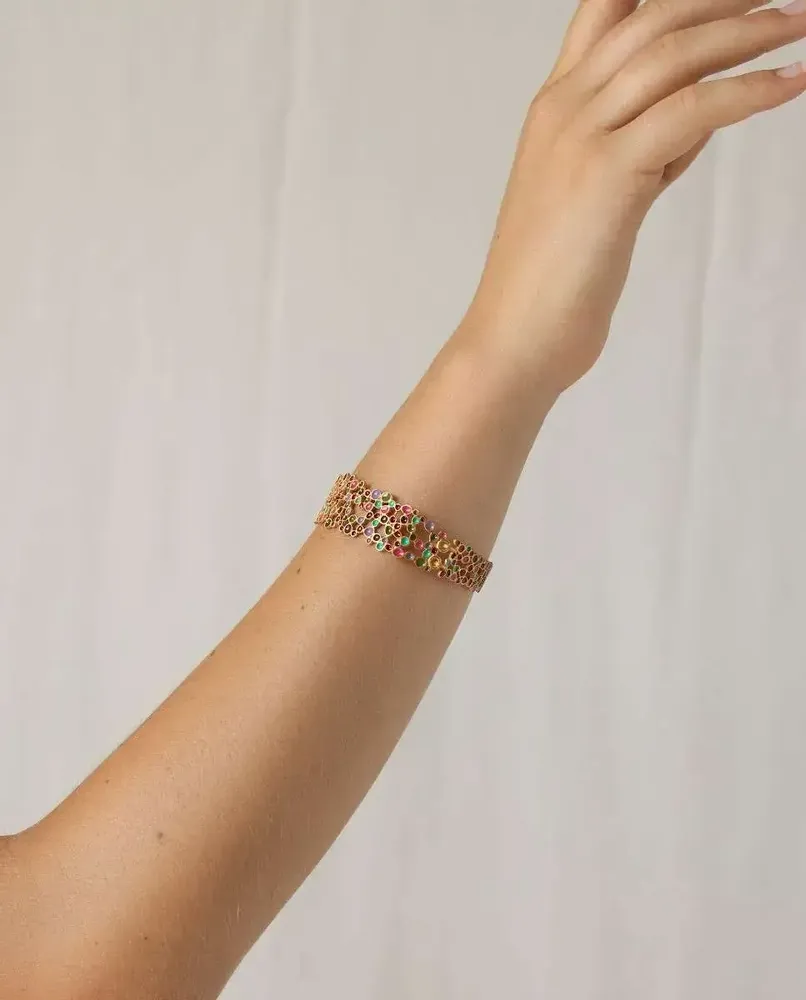 Bijoux - BRACELET DORÉ CANDY COLOURS - JOIDART
