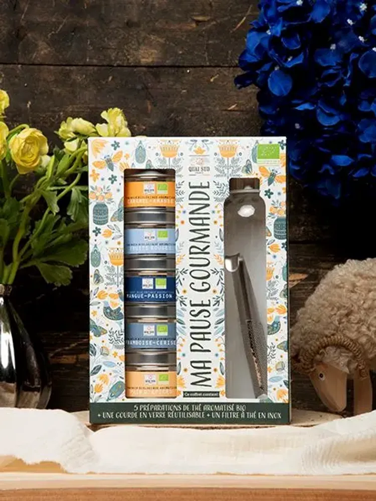 Épicerie fine - COFFRET MA PAUSE GOURMANDE BIO - QUAI SUD