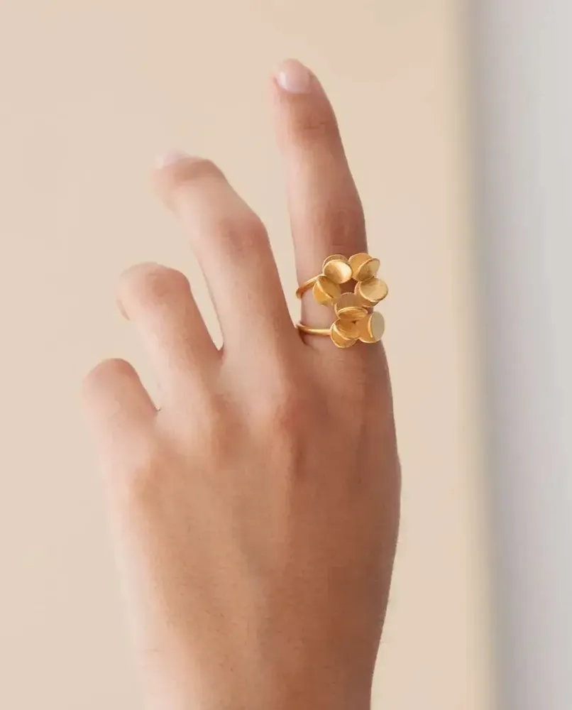 Bijoux - BAGUE DORÉE ARAI - JOIDART