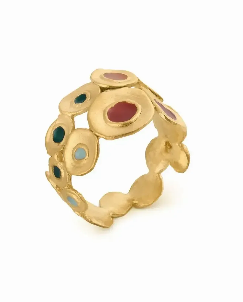 Bijoux - BAGUE DORÉE FAVORITA COLORS - JOIDART