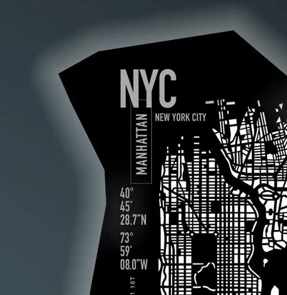Wall lamps - New York Wall Lamp in Leather, Backlit with LED Customizable - FRANK&FRANK