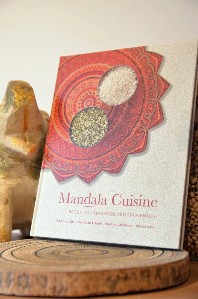 Gifts - Book  "Mandala Cuisine" ® +60 Indian authentic vegetarian recipes - ATELIER MANDALA
