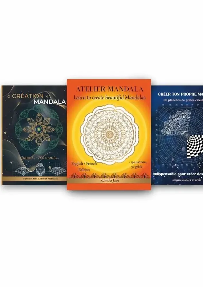 Gifts - "Creation Mandala - Volume 1” ® +250 patterns, drawing your mandalas - ATELIER MANDALA