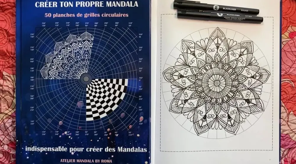 Gifts - "Creation Mandala - Volume 1” ® +250 patterns, drawing your mandalas - ATELIER MANDALA