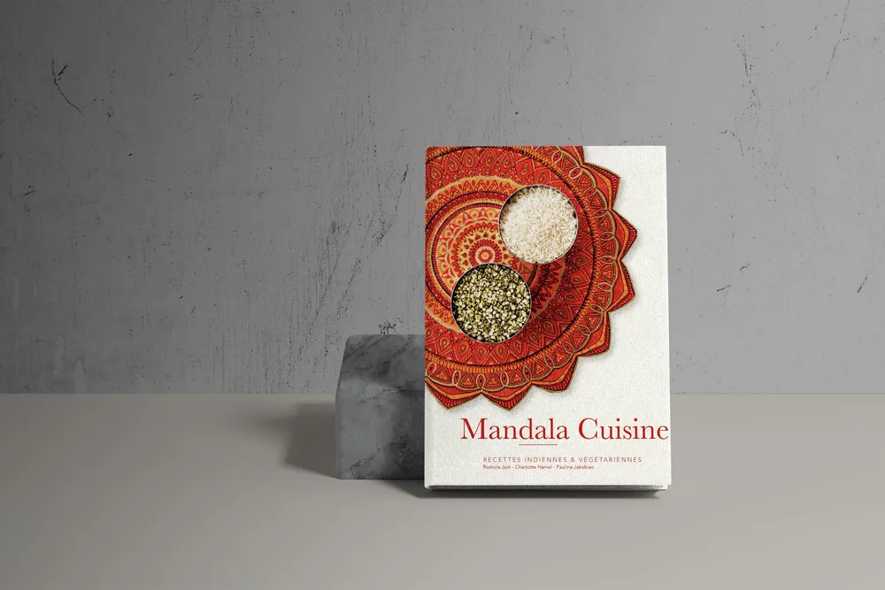 Gifts - Book  "Mandala Cuisine" ® +60 Indian authentic vegetarian recipes - ATELIER MANDALA
