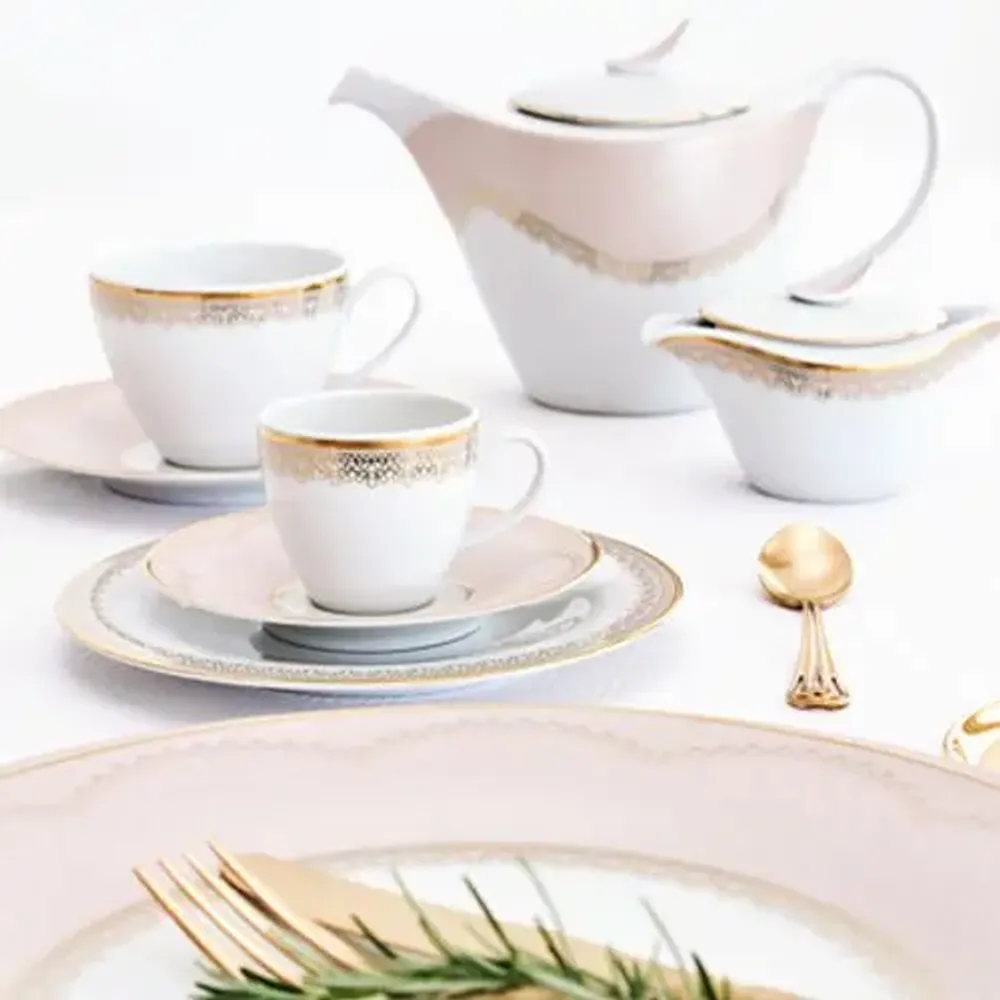Couverts & ustensiles de cuisine - Grace assiettes en porcelaine - PORCEL