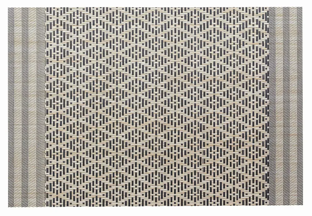 Nappes - Set de table Kadra Naturel/noir 33 x 45 - MAISON VIVARAISE - SDE VIVARAISE WINKLER