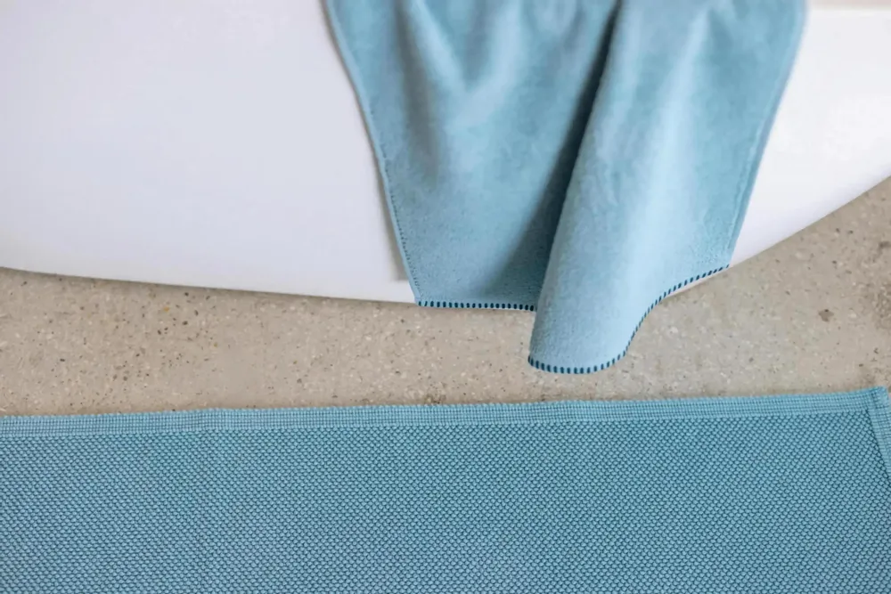 Other bath linens - Etia Bath Mat Quartz 54 X 64 - MAISON VIVARAISE - SDE VIVARAISE WINKLER