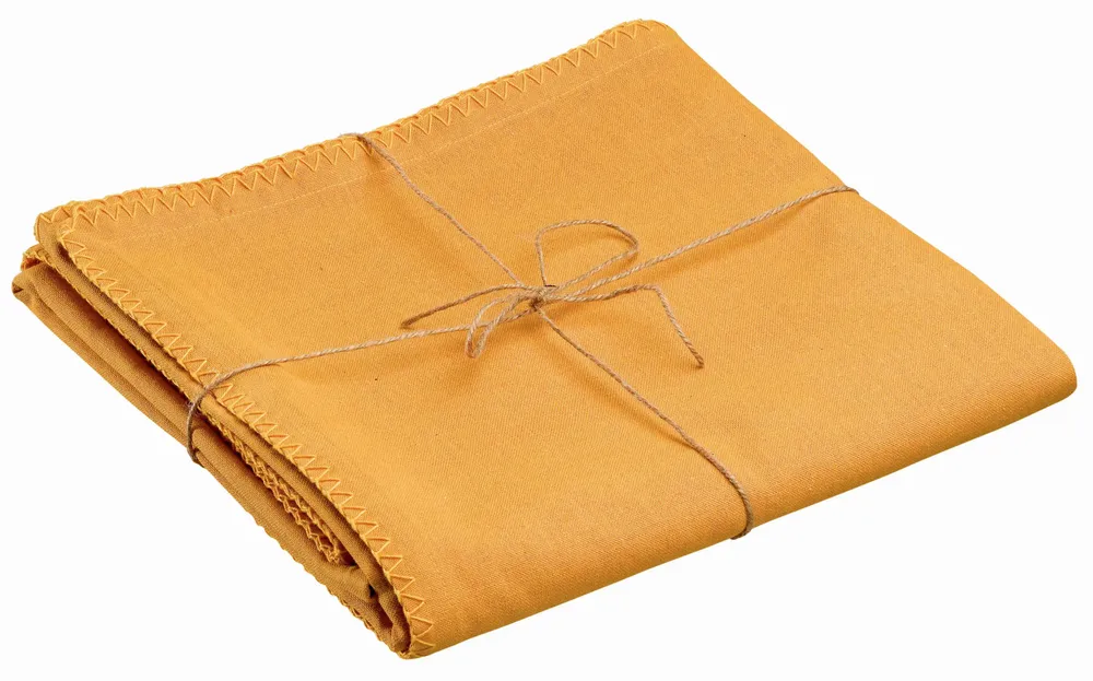 Nappes - Nappe recyclée Delia Tournesol 170 x 170 - MAISON VIVARAISE - SDE VIVARAISE WINKLER