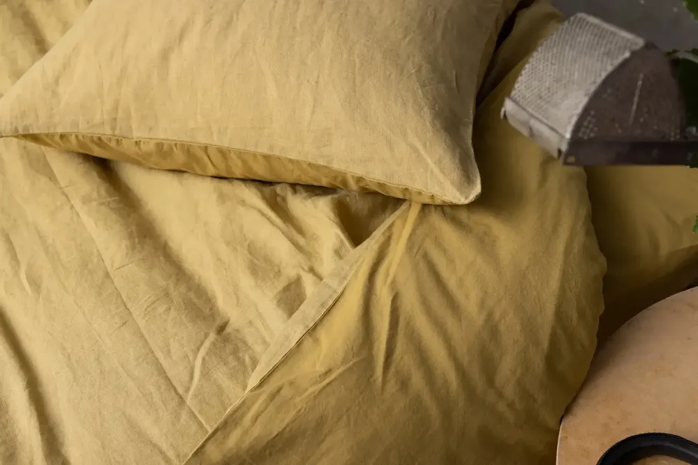 Linge de lit - Housse d'édredon Linco Gold 85 x 200 - MAISON VIVARAISE - SDE VIVARAISE WINKLER