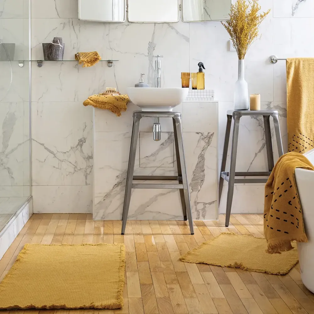Other bath linens - Elly Bath Mat Bronze 54 X 110 - MAISON VIVARAISE - SDE VIVARAISE WINKLER