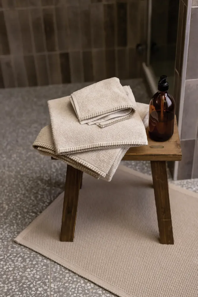 Serviettes de bain - Drap de bain Bora Galet 90 x 150 - MAISON VIVARAISE - SDE VIVARAISE WINKLER